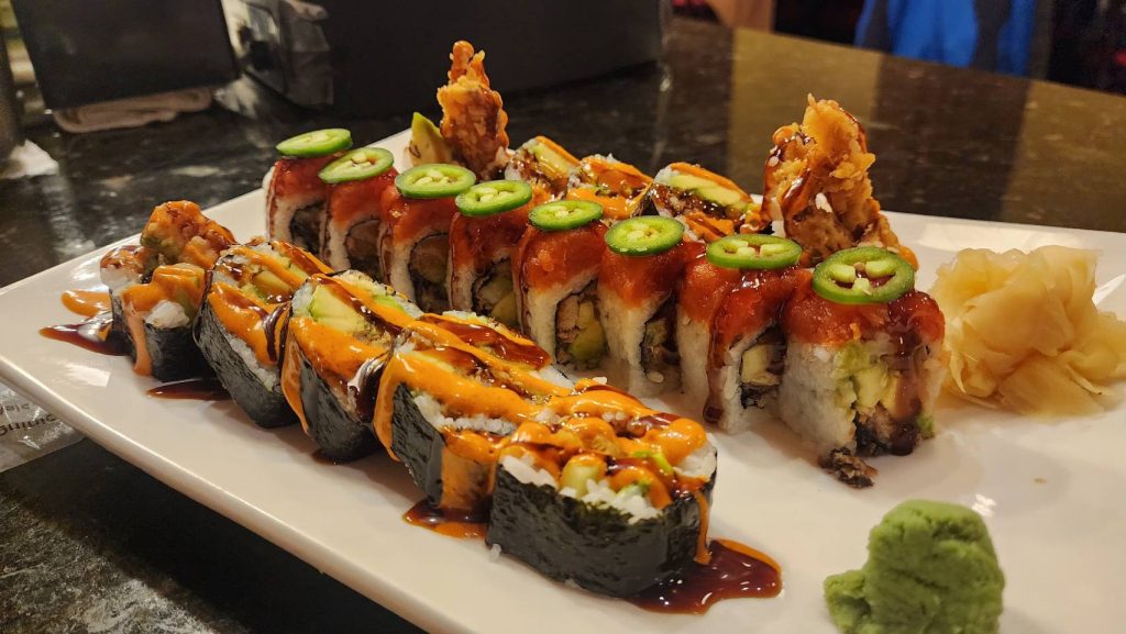 Sushi platter
